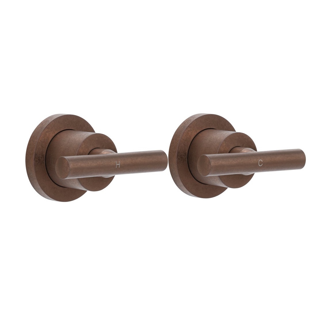 [17994] Sola Barre Assembly Taps - Antique Bronze