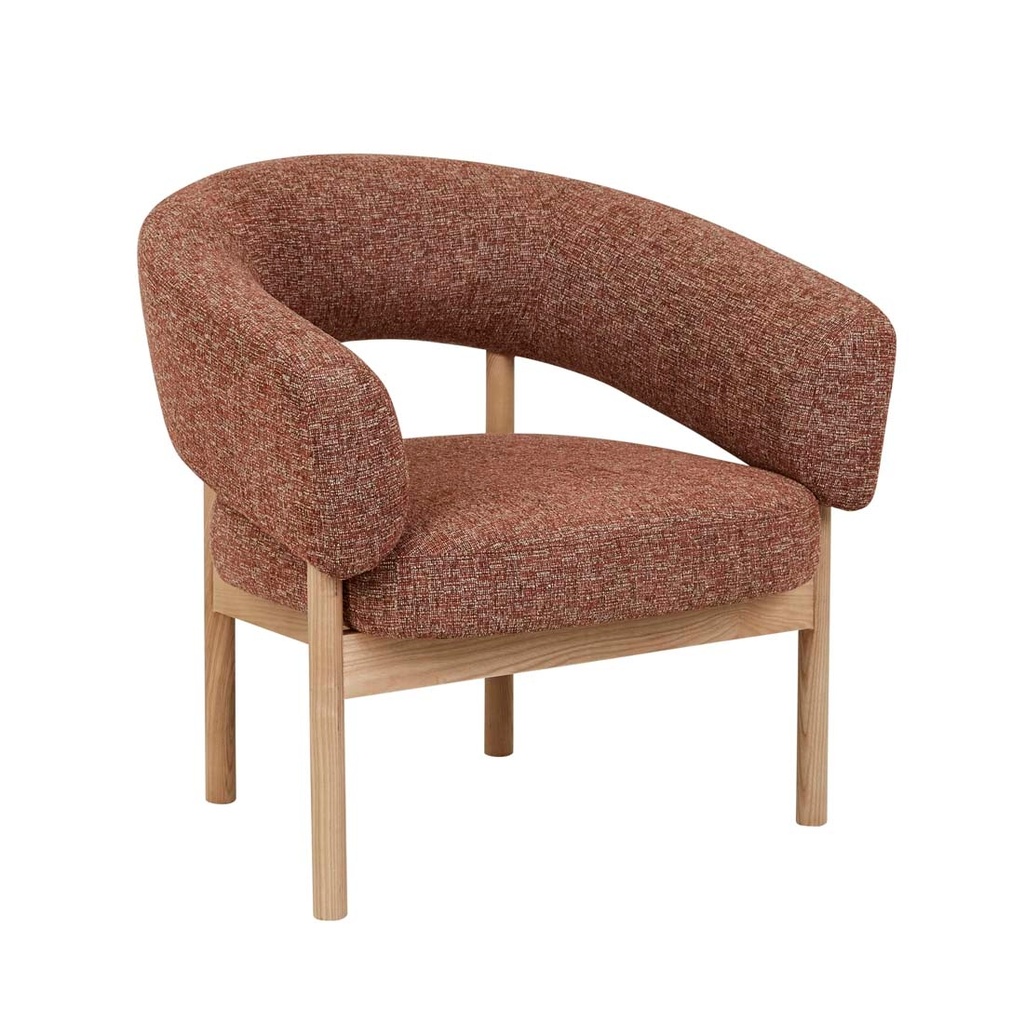 [JENSON-OCCASIONAL-CHAIR-CINNAMON-SPECKLE-NATURAL-ASH-CH-JEN-OCC-NATURAL-ASH] Jenson Occasional Chair - Cinnamon Speckle - Natural Ash