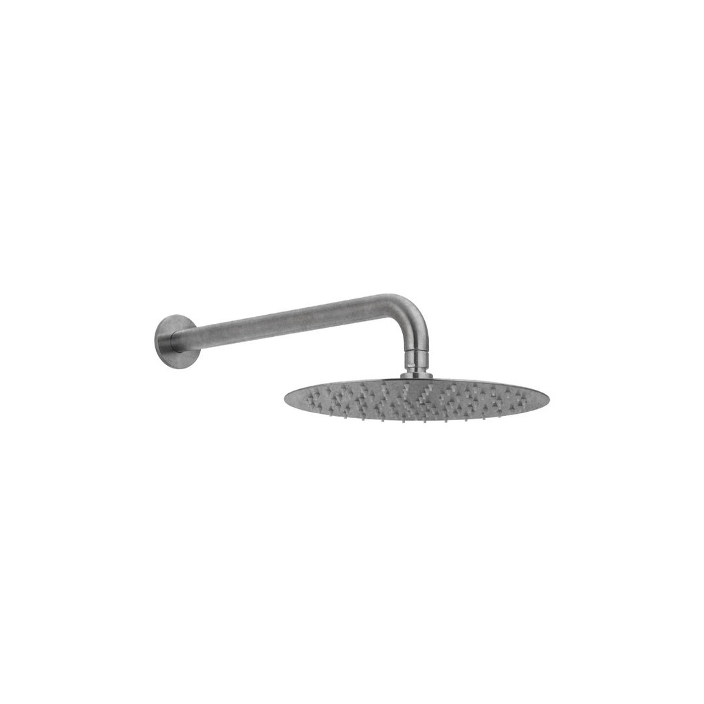 [19085] Sola Shower Arm & Head Set - Antique Steel