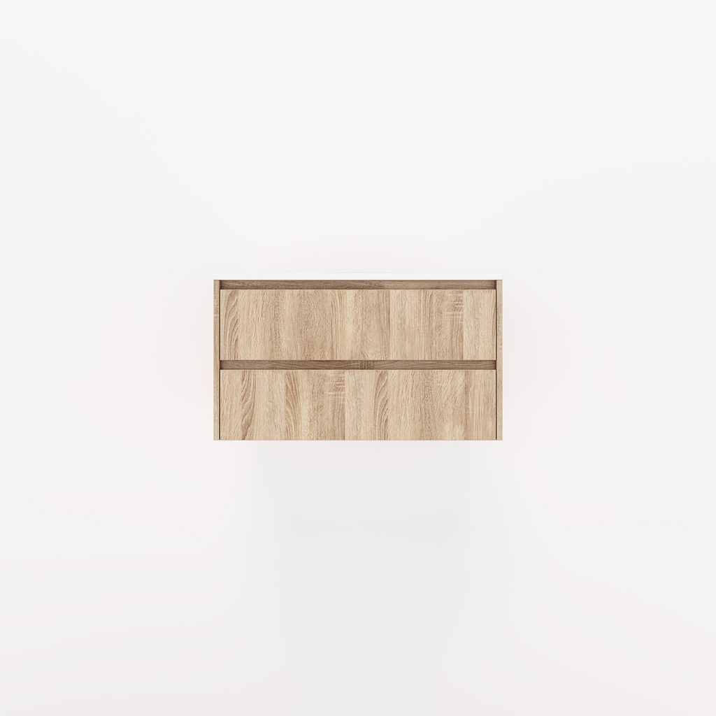 [351621] Addison - Single Vanity 900mm - White Ash Oak