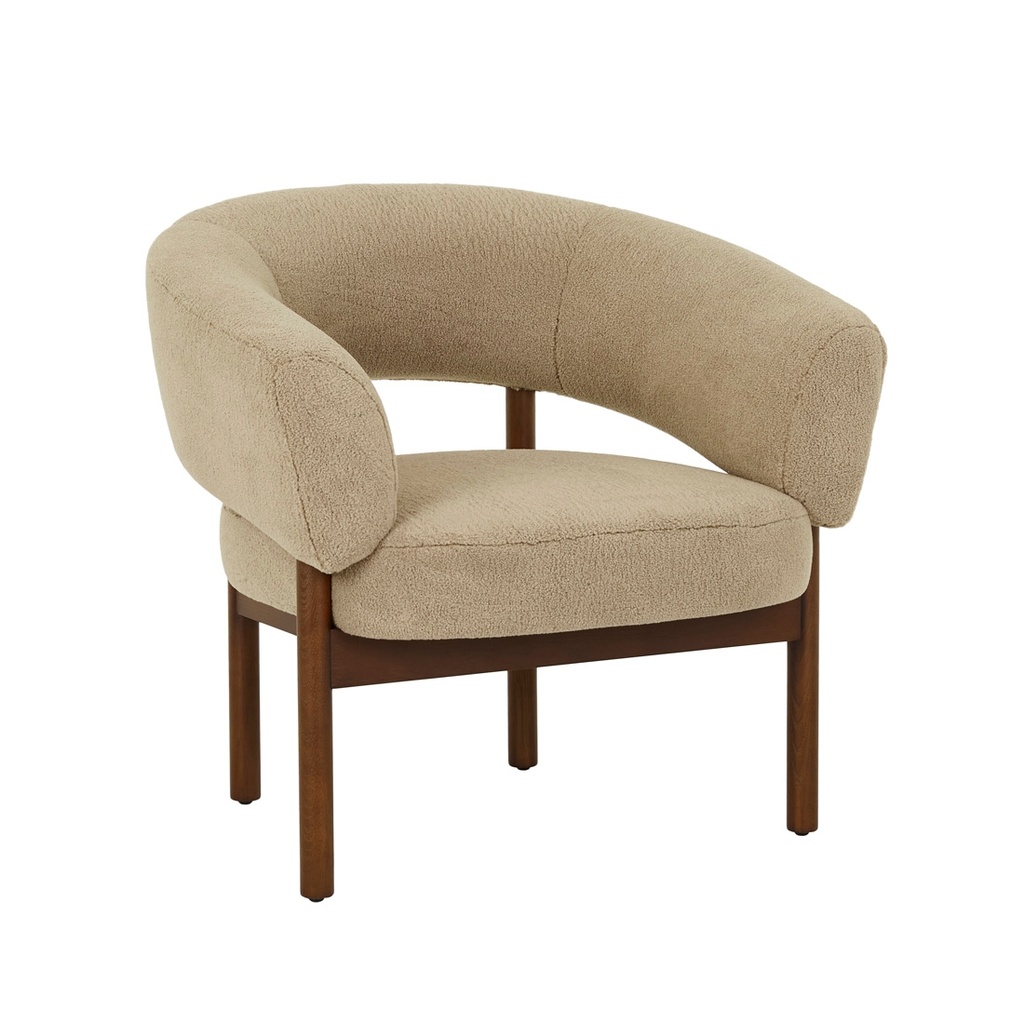 [JENSON-OCCASIONAL-CHAIR-TAUPE-ALPINE-WALNUT-ASH-CH-JEN-OCC-WALNUT-ASH] Jenson Occasional Chair - Taupe Alpine - Walnut Ash