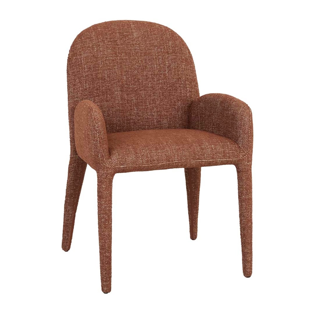 [JULES-DINING-ARMCHAIR-BRICK-CH-JULES-ARM] Jules Dining Armchair - Brick