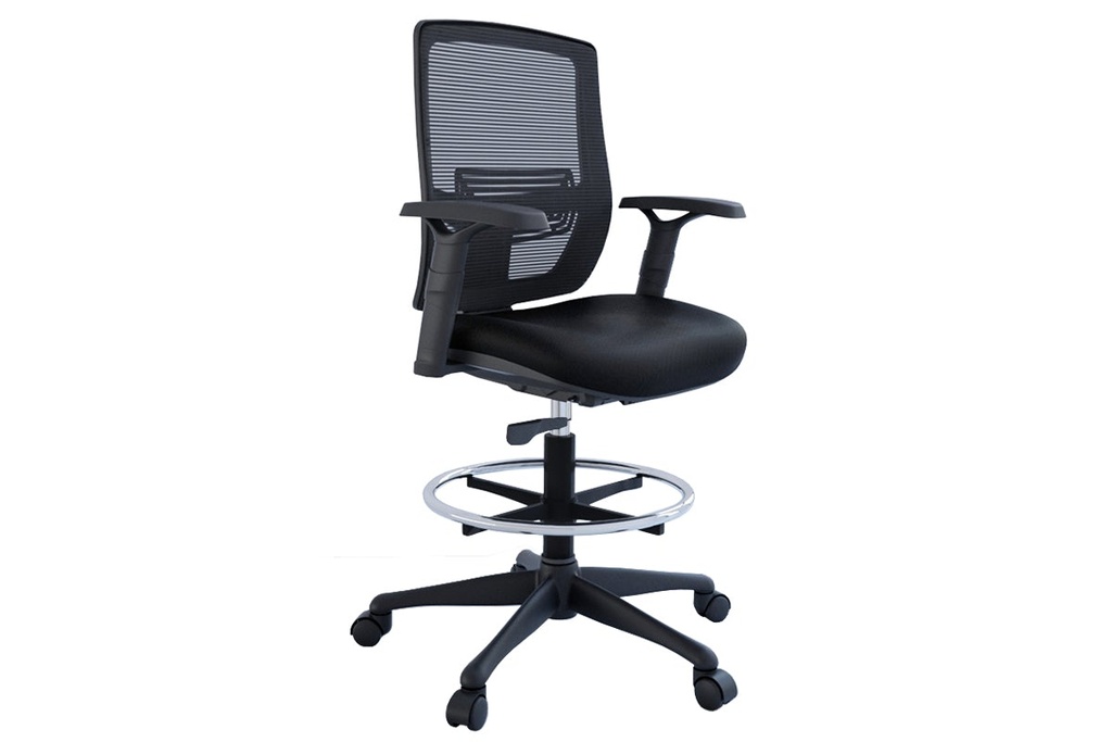 [08663D|608()] Shrike Sit Stand Mesh Drafting and Lab Chair