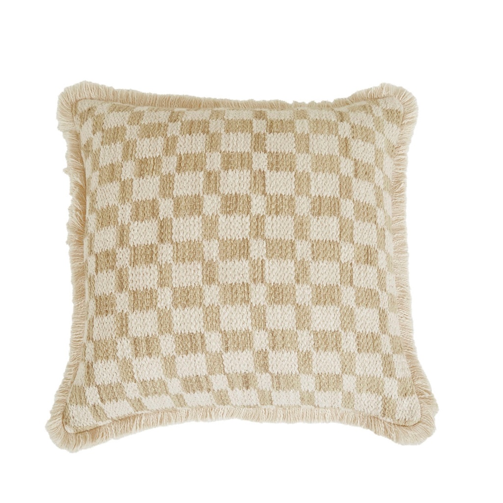 [JUNIPER-CUSHION-HONEYDEW-CUS-JUNI-CHECK-50X50-KIT] Juniper Cushion - Honeydew