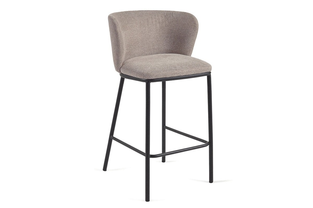 Como Cisel Stool Chenille Fabric - 650mm Seat Height [920H x 540W]