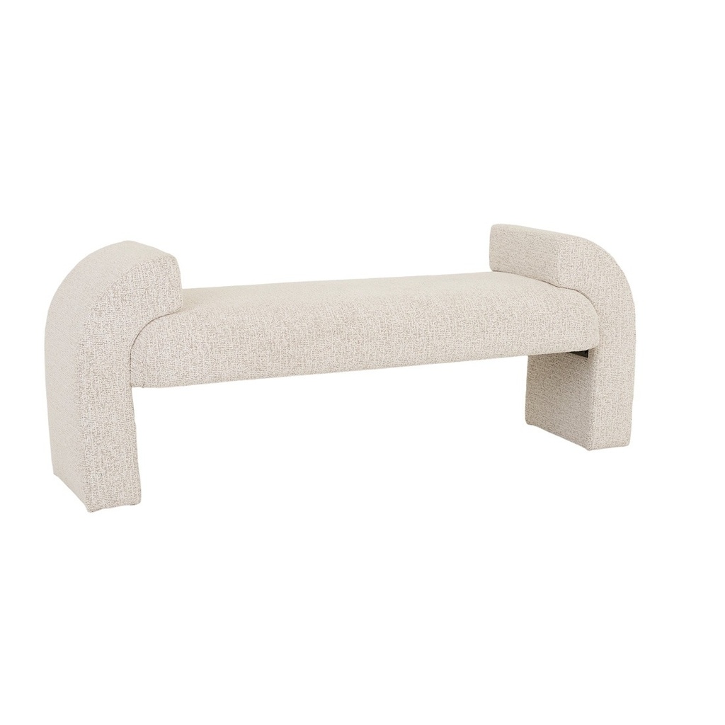 [JUNO-AUBURY-BENCH-SEAT-FROSTED-CLAY-SPECKLE-BEN-JUN-AUB] Juno Aubury Bench Seat - Frosted Clay Speckle