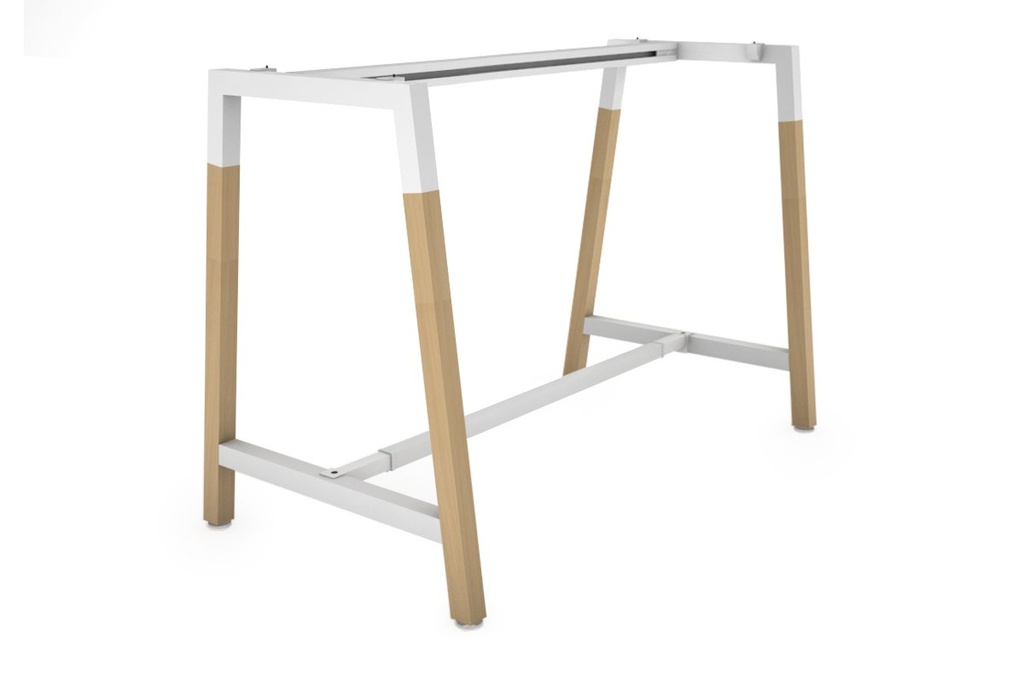 [DBQW1207.W,NONE|776,0()] Quadro Dry Bar Table Frame Wood A Legs Cross Beam [1200L x 700W]