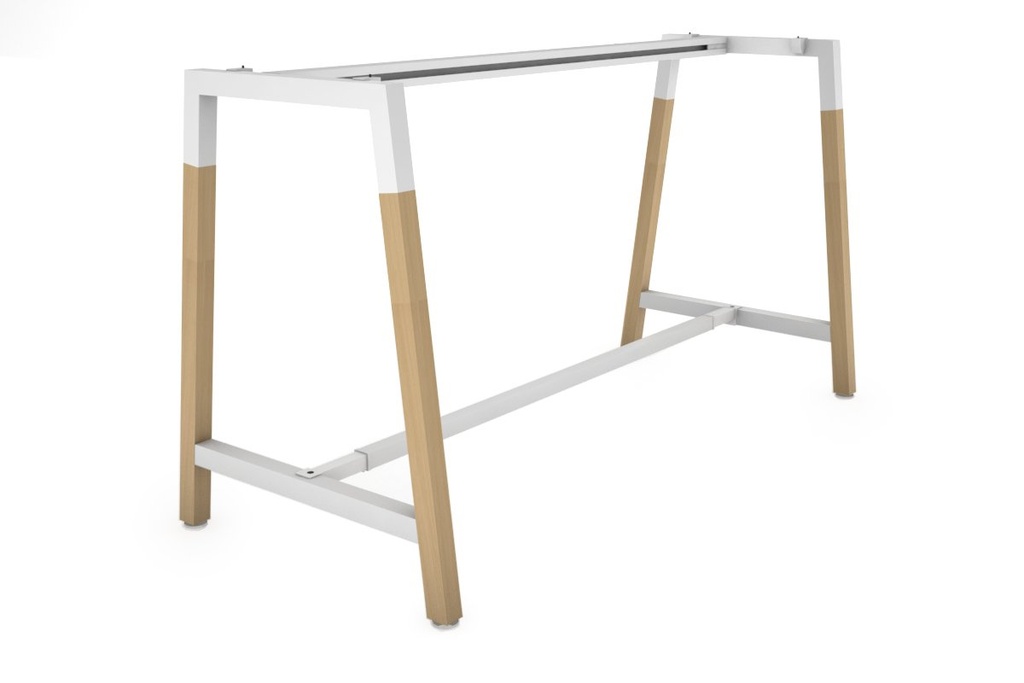 Quadro Dry Bar Table Frame Wood A Legs Cross Beam [2000L x 700W]