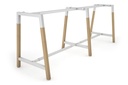 Quadro Dry Bar Table Frame Wood A Legs Cross Beam [2400L x 1200W]