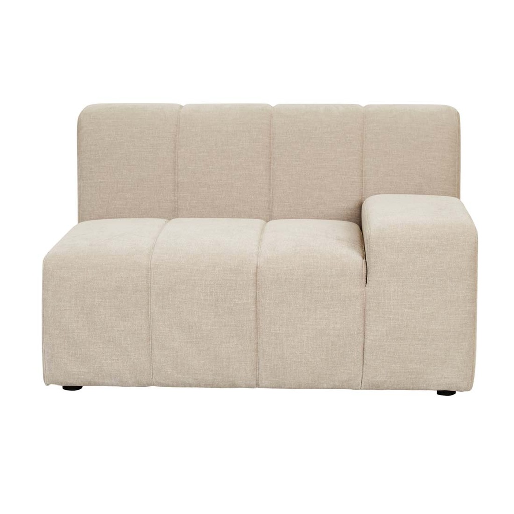[JUNO-CHANNEL-1-SEATER-RIGHT-ARM-SOFA-COPELAND-BIRCH-SOF-JUN-CHAN1S-RIT-CPLBIR] Juno Channel 1 Seater Right Arm Sofa - Warwick Copeland Birch