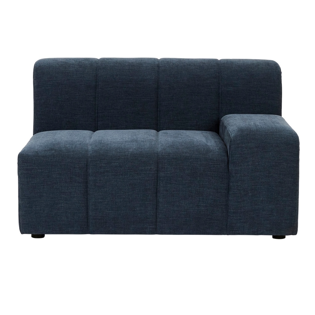 [JUNO-CHANNEL-1-SEATER-RIGHT-ARM-SOFA-COPELAND-INK-SOF-JUN-CHAN1S-RIT-CPLINK] Juno Channel 1 Seater Right Arm Sofa - Ink