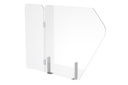 Chatter Hygiene Screen and Desk Divider - Clear