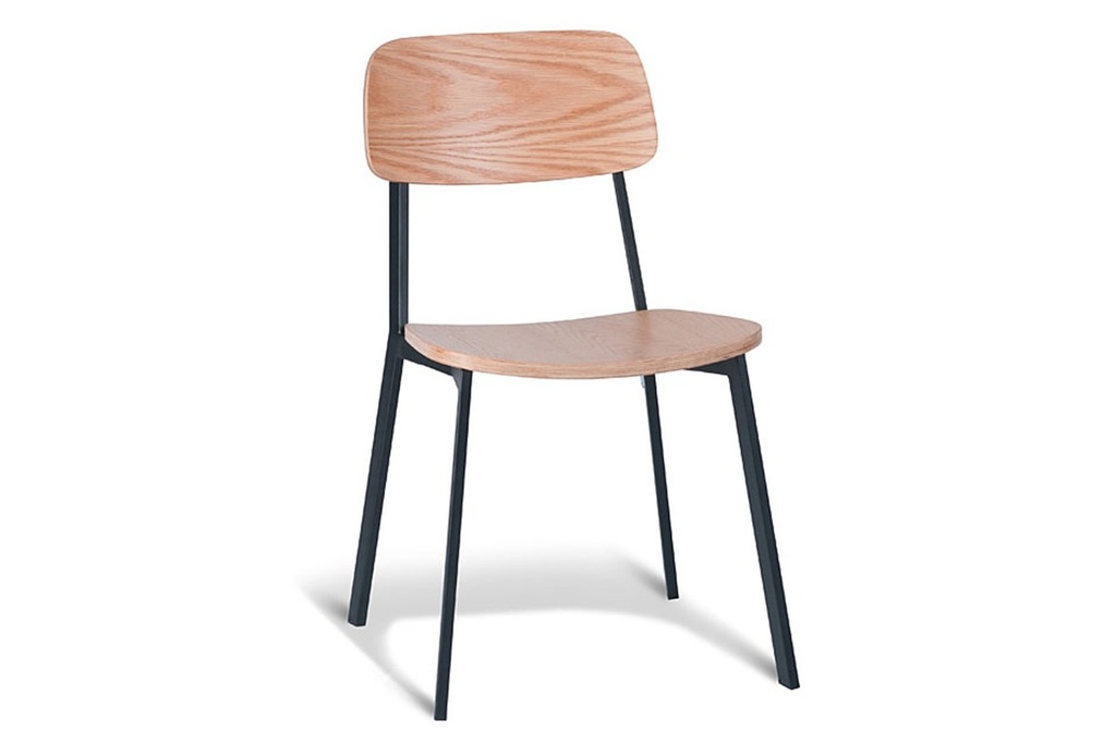 MS Hospitality Croydon Side Chair with Veneer Seat