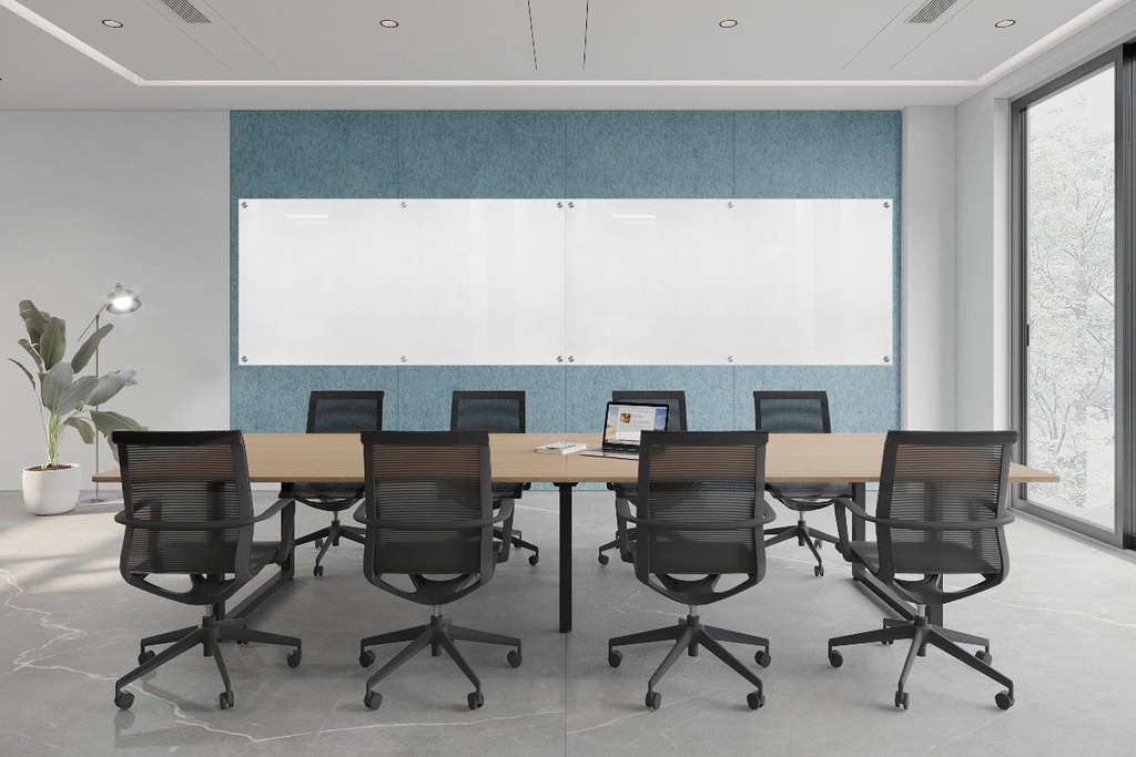 [EWS48-48GB-BE|3434()] Acoustic Wall Cover with Integrated Glassboard [4800-4880W x 2800H]