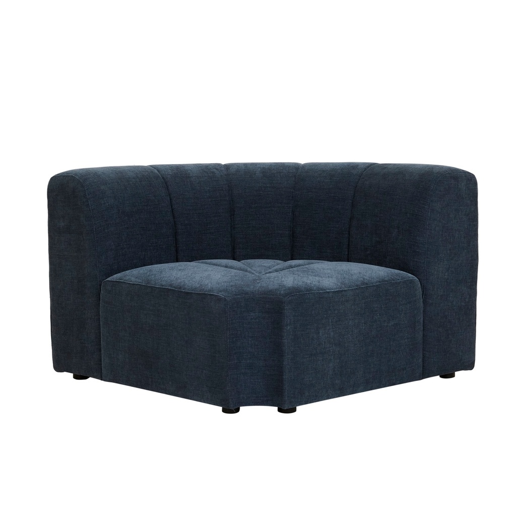 [JUNO-CHANNEL-ROUND-CORNER-SOFA-COPELAND-INK-SOF-JUN-CHAN-CNR-RD-CPLINK] Juno Channel Round Corner Sofa - Ink
