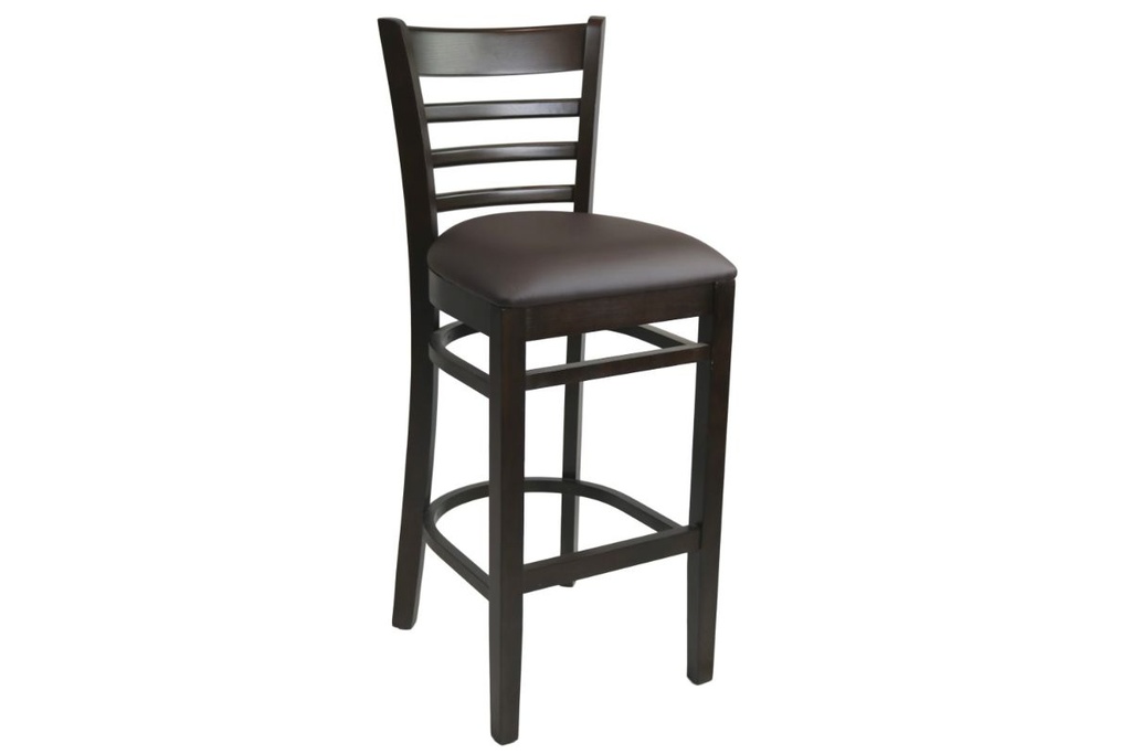 Hospitality Plus Florence Bar Stool European Made with Vinyl Seat - 750mm Seat Height