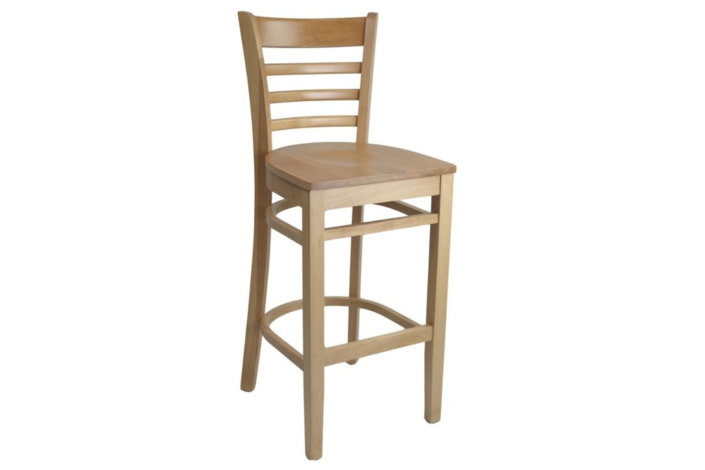 Hospitality Plus Florence Bar Stool European Made with Ply Seat - 750mm Seat Height
