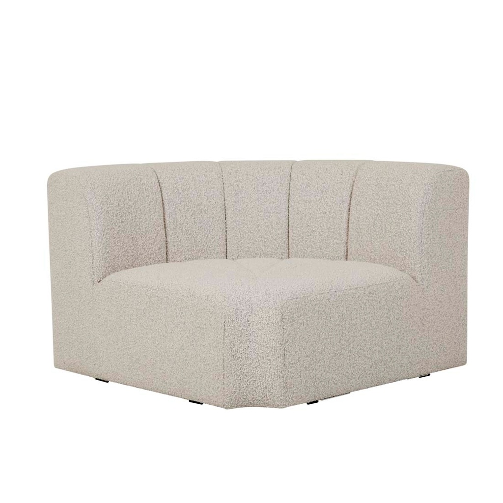 [JUNO-CHANNEL-ROUND-CORNER-SOFA-GREY-SPECKLE-BOUCLE-SOF-JUN-CHAN-CNR-RD-GYSBC] Juno Channel Round Corner Sofa - Grey Speckle Boucle