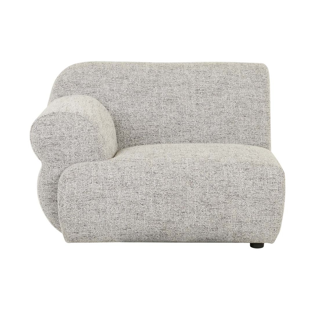 [JUNO-CLOUD-1-SEATER-LEFT-ARM-SOFA-MOON-ROCK-SOF-JUN-CLOUD1S-LFT-MORO] Juno Cloud 1 Seater Left Arm Sofa - Moon Rock