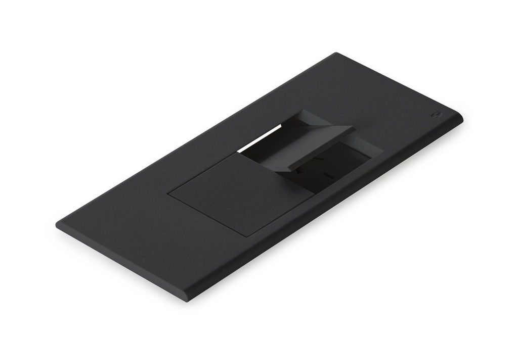 [FS0200BK,NONE|155,0()] CMS Flip Surface Mount Box - Black [2 Power]