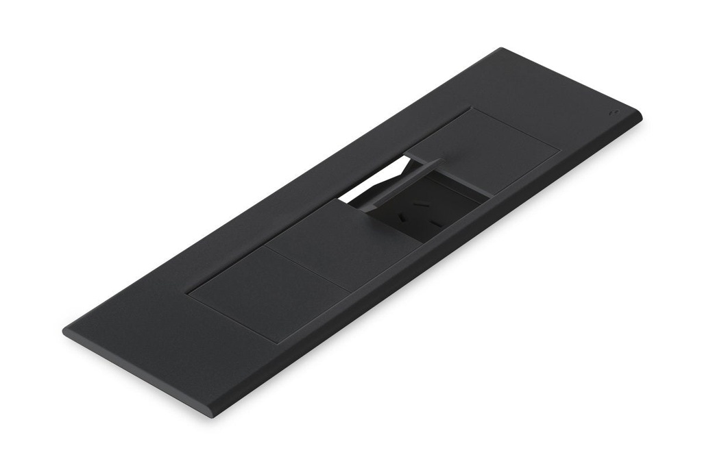 [FS0400BK,NONE|201,0()] CMS Flip Surface Mount Box - Black [4 Power]