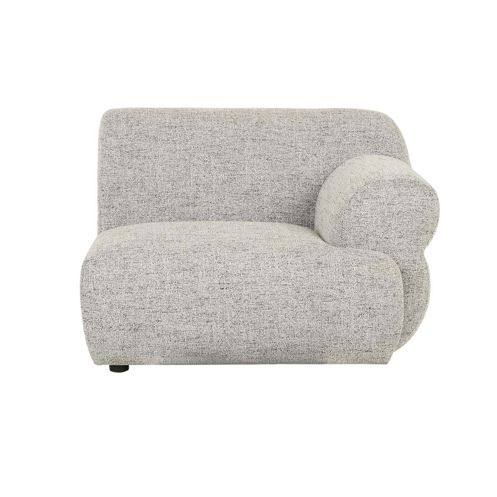 [JUNO-CLOUD-1-SEATER-RIGHT-ARM-SOFA-MOON-ROCK-SOF-JUN-CLOUD1S-RIT-MORO] Juno Cloud 1 Seater Right Arm Sofa - Moon Rock