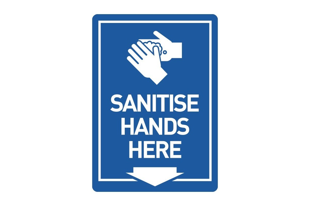 A4 Hands Sanitiser Sign