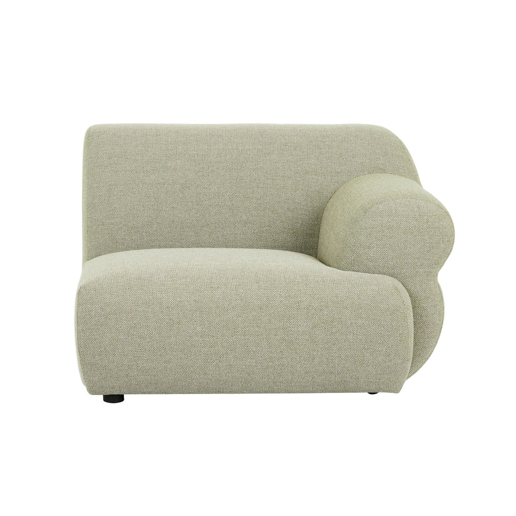 [JUNO-CLOUD-1-SEATER-RIGHT-ARM-SOFA-NOYACK-THYME-SOF-JUN-CLOUD1S-RIT-NTHYM] Juno Cloud 1 Seater Right Arm Sofa - Noyack Thyme