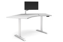 Just Right Height Adjustable Single Person 120 Degree Workstation