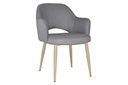 EZ Hospitality Cairo Indoor Armchair Metal Base - Birch 4 Leg