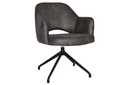 EZ Hospitality Cairo Indoor Armchair Metal Base - Black Trestle