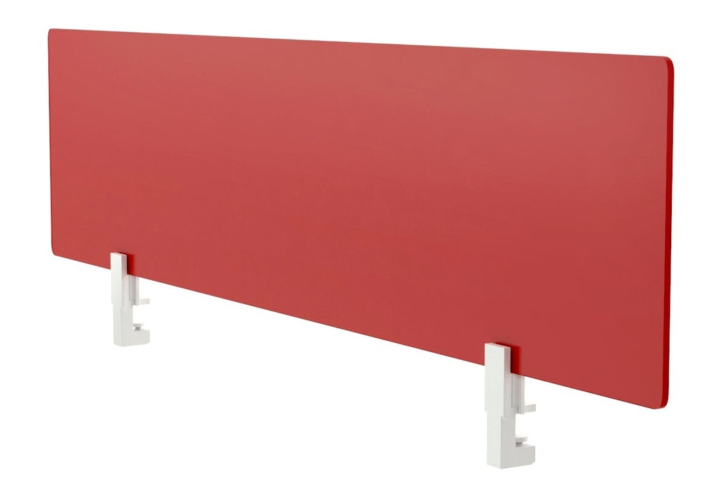 [LPS0835RD|134()] Lean Perspex Screen 400H x 800W - White Bracket