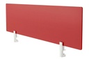 Lean Perspex Screen 400H x 800W - White Bracket