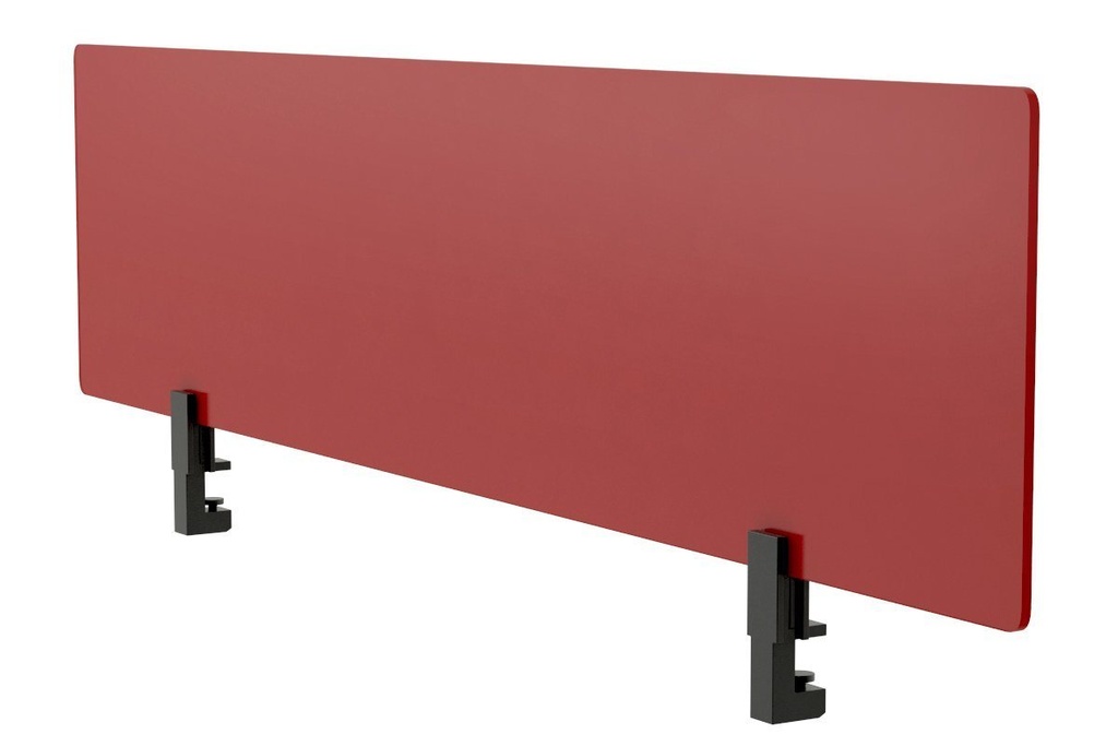 [LPS1535RDB|158()] Lean Perspex Screen 400H x 1500W - Black Bracket