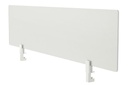 Lean Perspex Screen 400H x 1500W - White Bracket