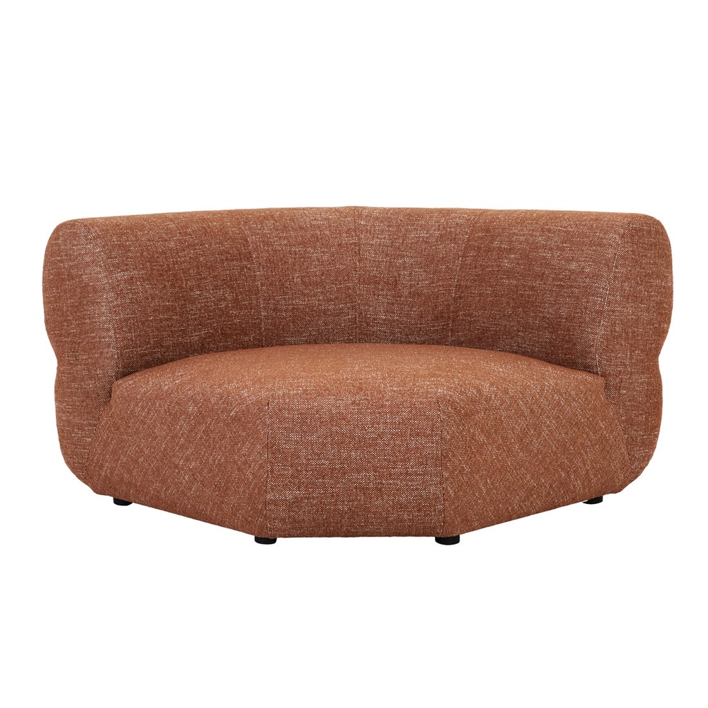 [JUNO-CLOUD-ROUND-CORNER-SOFA-BRICK-SOF-JUN-CLOUD-CNR-BRC] Juno Cloud Round Corner Sofa - Brick