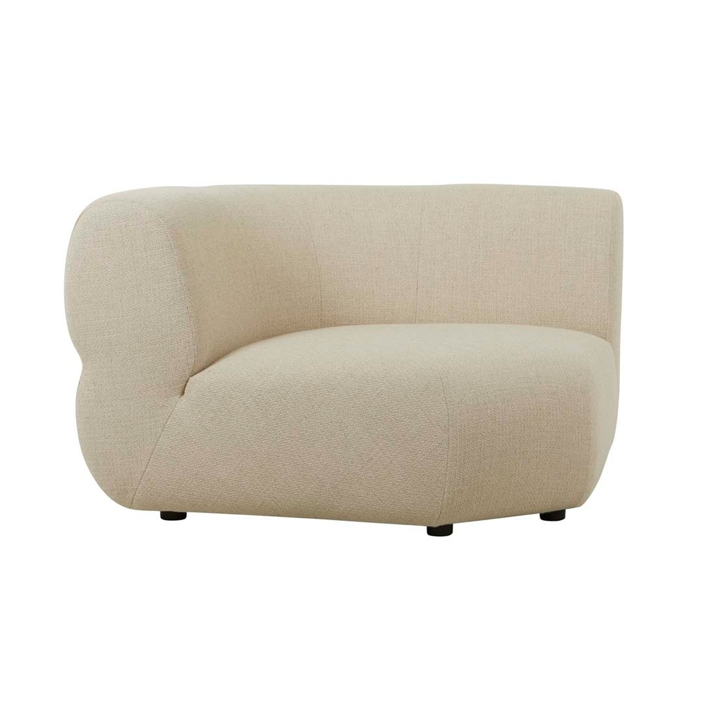 [JUNO-CLOUD-ROUND-CORNER-SOFA-CASHEW-TWEED-SOF-JUN-CLOUD-CNR-CASH] Juno Cloud Round Corner Sofa - Cashew Tweed