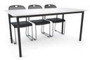 Sonic Steel Black Frame Table [1600L x 800W]