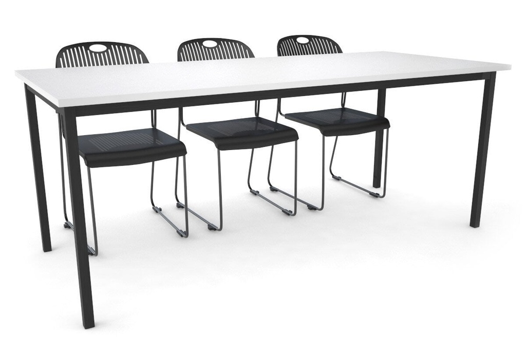 Sonic Steel Black Frame Table [1800L x 800W]