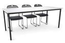Sonic Steel Black Frame Table [1800L x 800W]