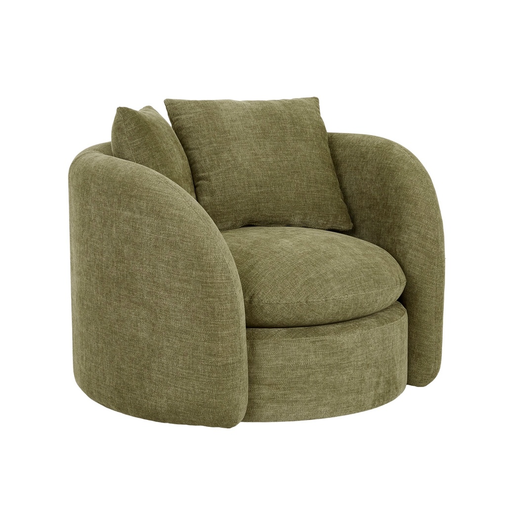 [JUNO-ORB-OCCASIONAL-CHAIR-COPELAND-OLIVE-SOF-JUN-ORB-1S] Juno Orb Occasional Chair - Copeland Olive