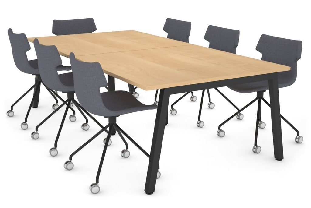 Quadro A Legs Modern Boardroom Table [2400L x 1200W]