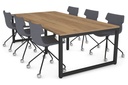 Quadro Loop Legs Modern Boardroom Table [2400L x 1200W]