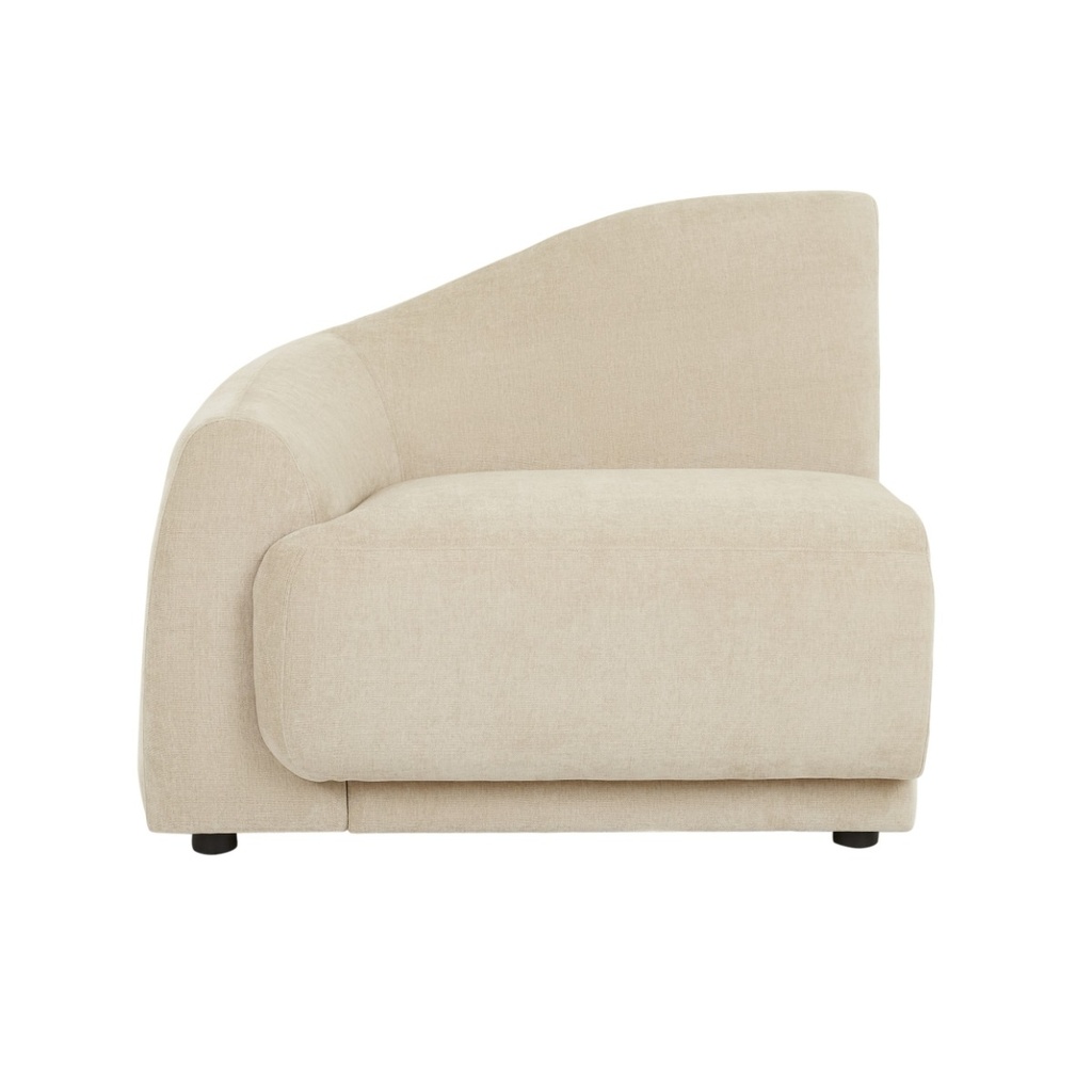 [JUNO-PEBBLE-1-SEATER-LEFT-ARM-SOFA-SOFT-WHEAT-SOF-JUN-PEB1S-LFT-SFWH] Juno Pebble 1 Seater Left Arm Sofa - Soft Wheat