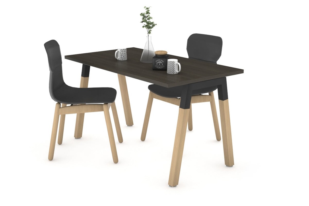 Quadro A Legs Table - Wood Legs Cross Beam [1000L x 600W]