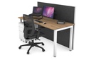 Horizon Quadro Square Legs Office Desk [1200L x 700W]