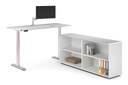 Just Right Height Adjustable Desk Executive Setting [1600L x 700W]