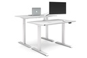 Just Right Height Adjustable 2 Person Bench Workstation [1200L x 700W]
