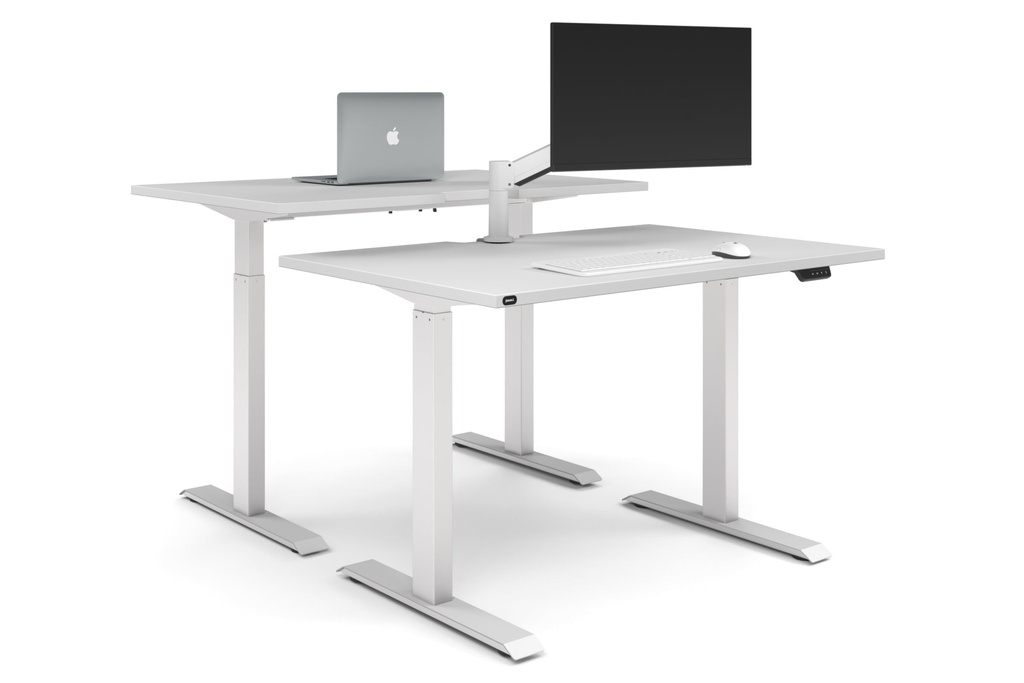 [NONE,JR2148PT-V2,NONE|0,1486,0(HW17|0)] Just Right Height Adjustable 2 Person Bench Workstation [1400L x 800W with Cable Scallop]