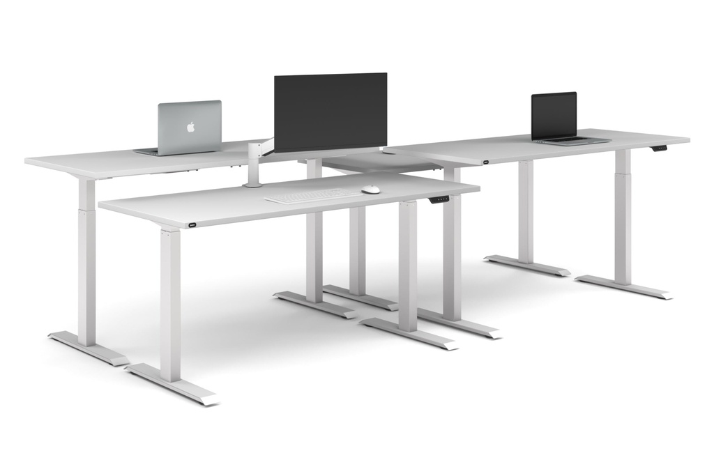 Just Right Height Adjustable 4 Person Bench Workstation [1800L x 700W]